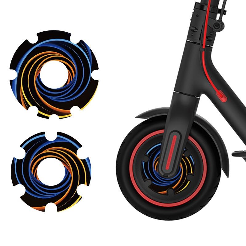Waterproof Sticker for Xiaomi M365 Scooter Motor - 1 Pair - Colorful 9