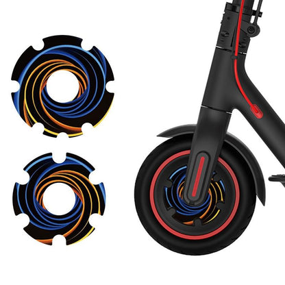 Waterproof Sticker for Xiaomi M365 Scooter Motor - 1 Pair - Colorful 9
