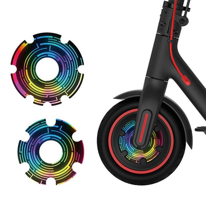 Waterproof Sticker for Xiaomi M365 Scooter Motor - 1 Pair - Colorful 11