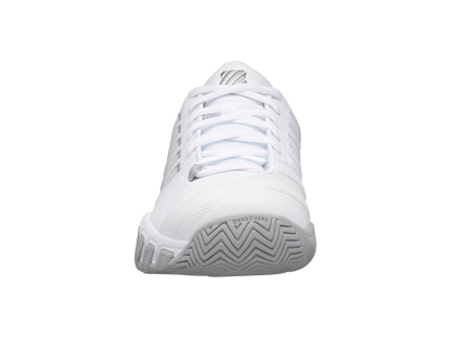 K-Swiss Womens Bigshot 4 AC Tennis Shoes - White/Silver - US 9.5