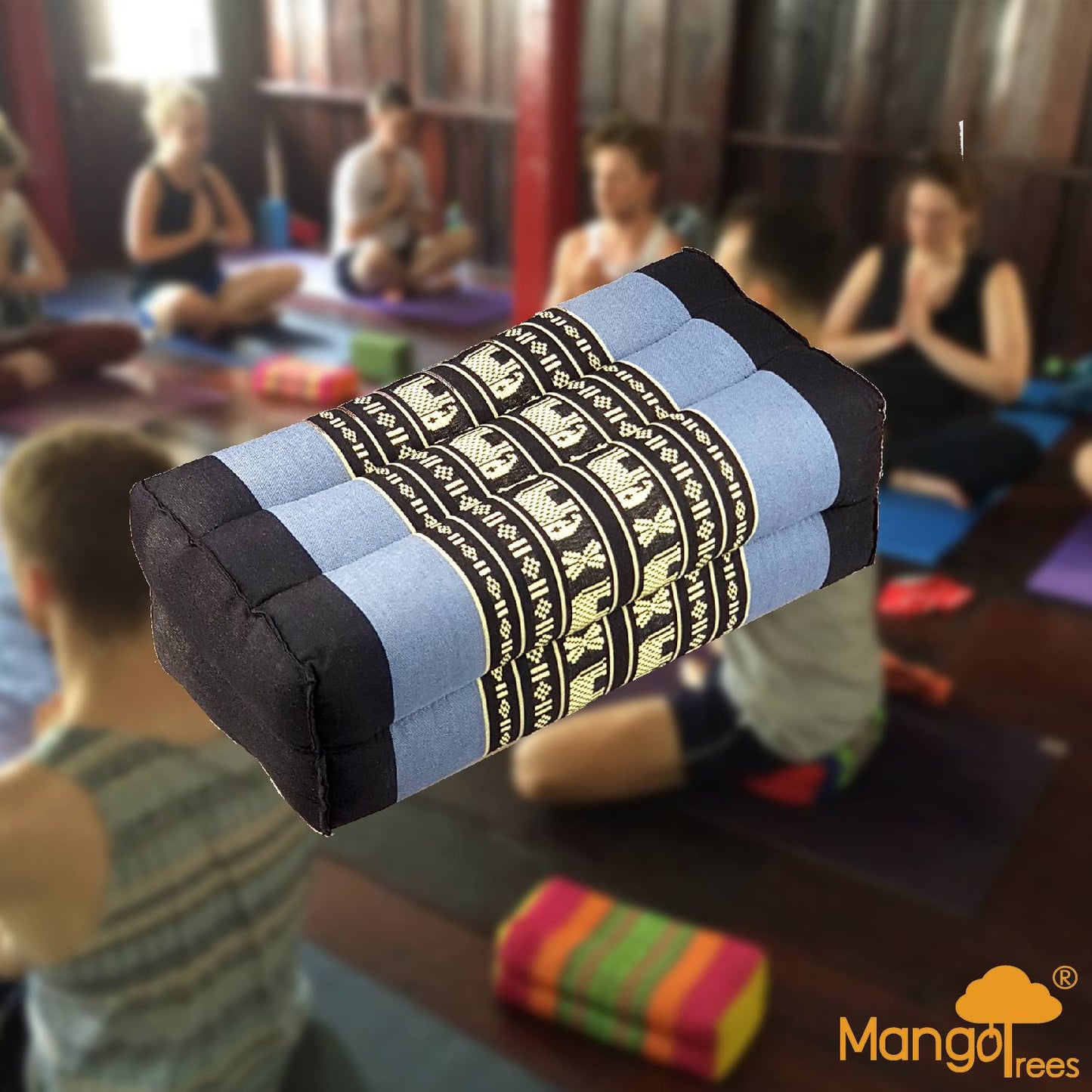 Yoga Block Meditation Cushion (BlueEle)