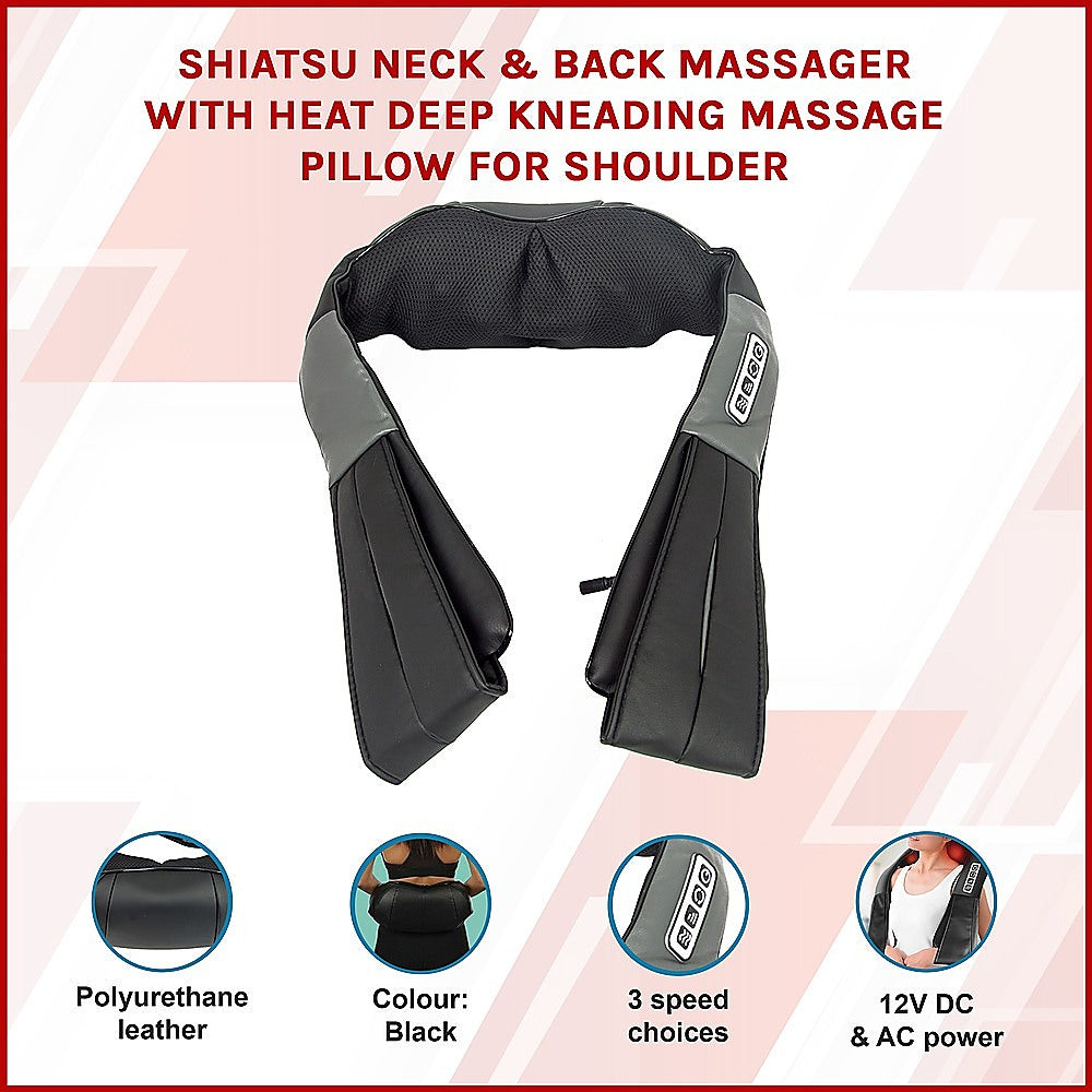 Shiatsu Neck & Back Massager for Shoulders