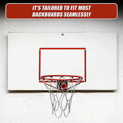 Heavy Duty Metal Pro Basketball Net Highly Durable Chain