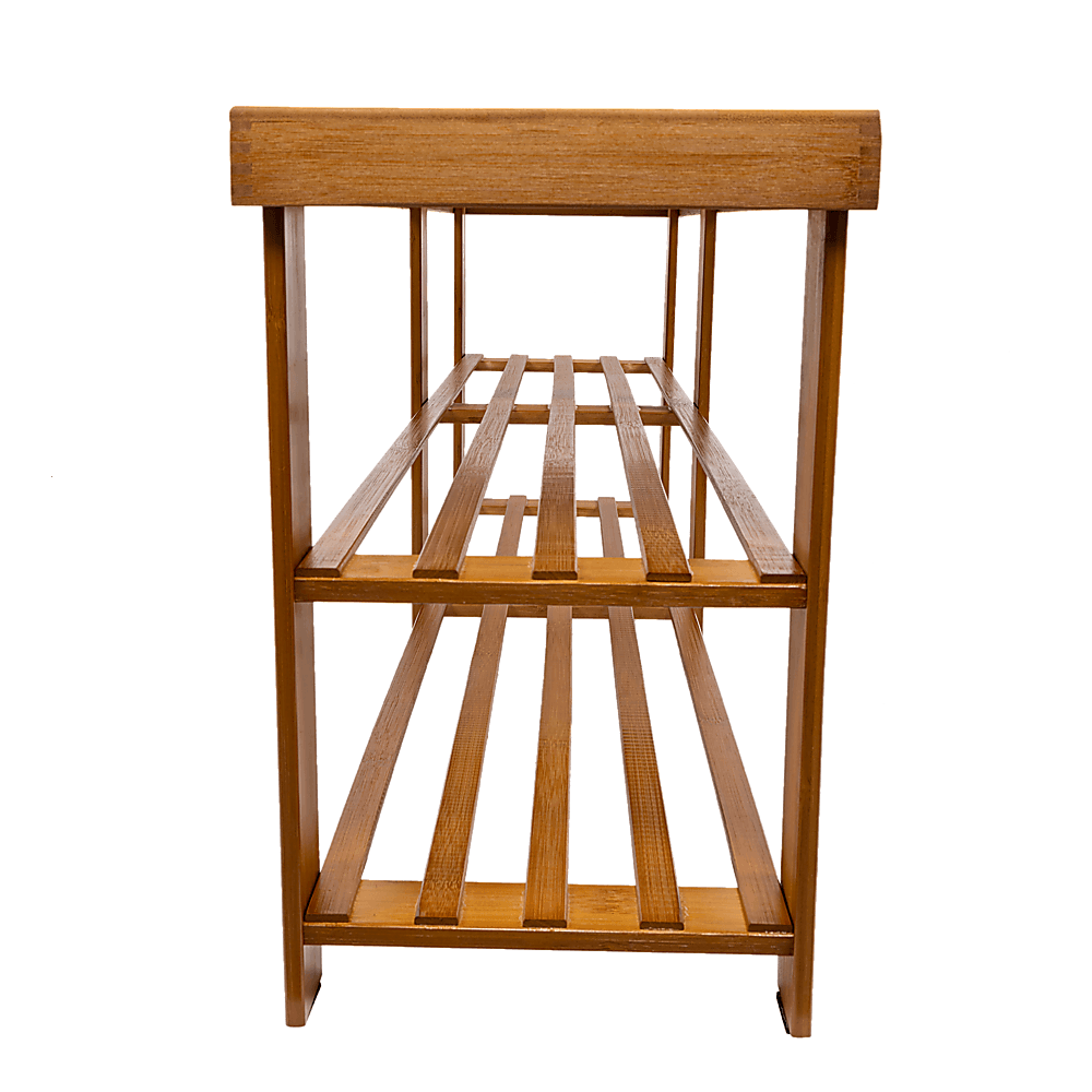 Best Bamboo Shoe Rack Wooden Bench Storage Organiser Cabinet Holder Stool | Buy Online at Furniture Things Australia