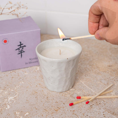 Candle Yuzu Citrus White Ceramic 180g