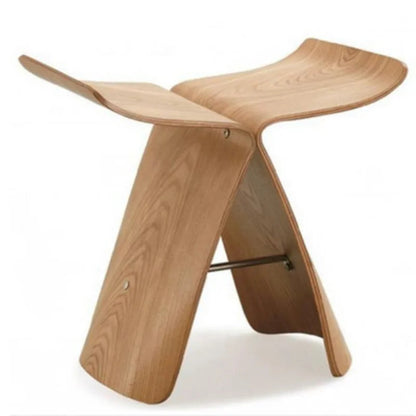 Creative Wood Butterfly Stool