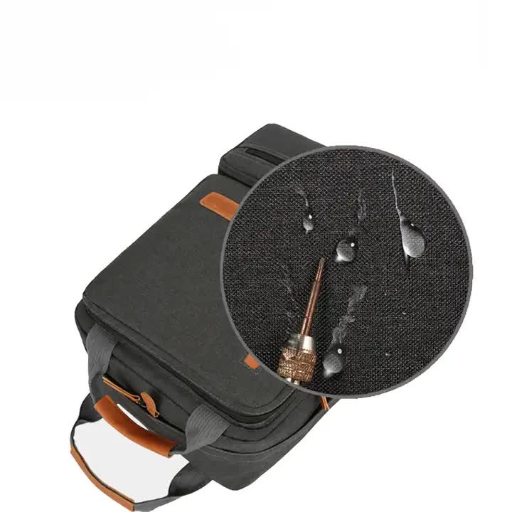 3-Piece  Gray Travel Backpack Set