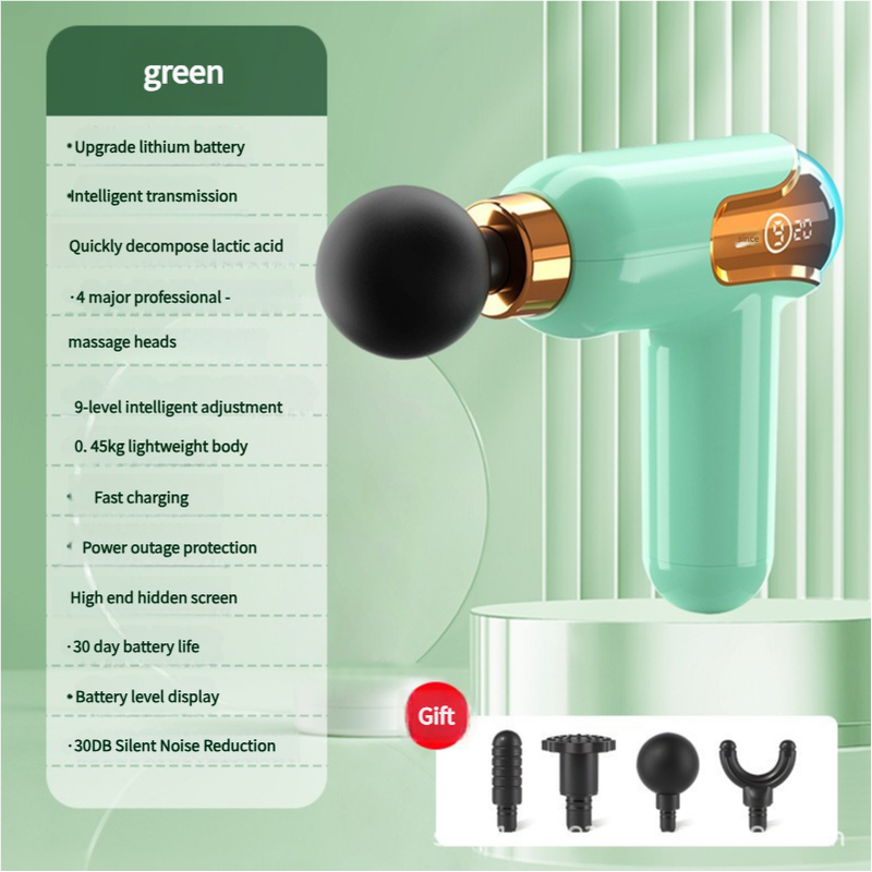 Green Portable Massage Gun