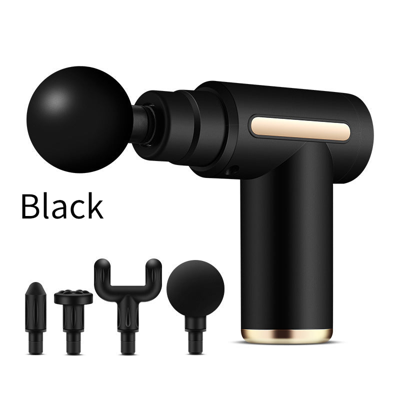 Compact Black Massage Gun