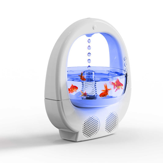 White 3 In 1 Anti-Gravity Humidifier Multifunctional Aromatherapy Machine