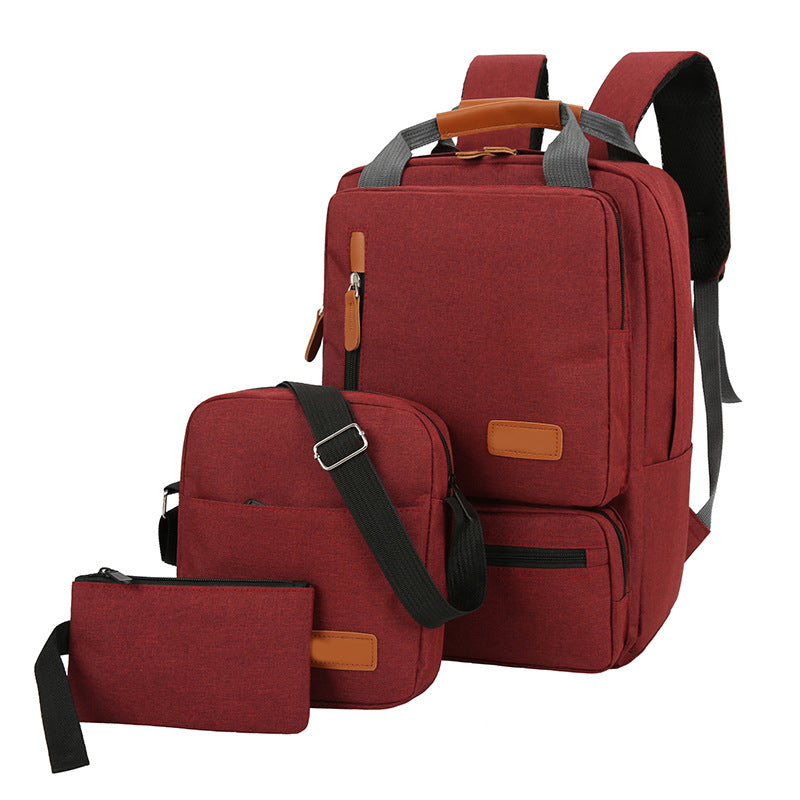Red 3-Piece Backpack Set