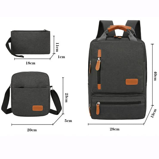 Red 3-Piece Backpack Set