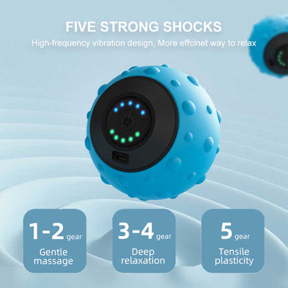 Blue Vibrating Massage Ball