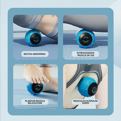 Blue Vibrating Massage Ball