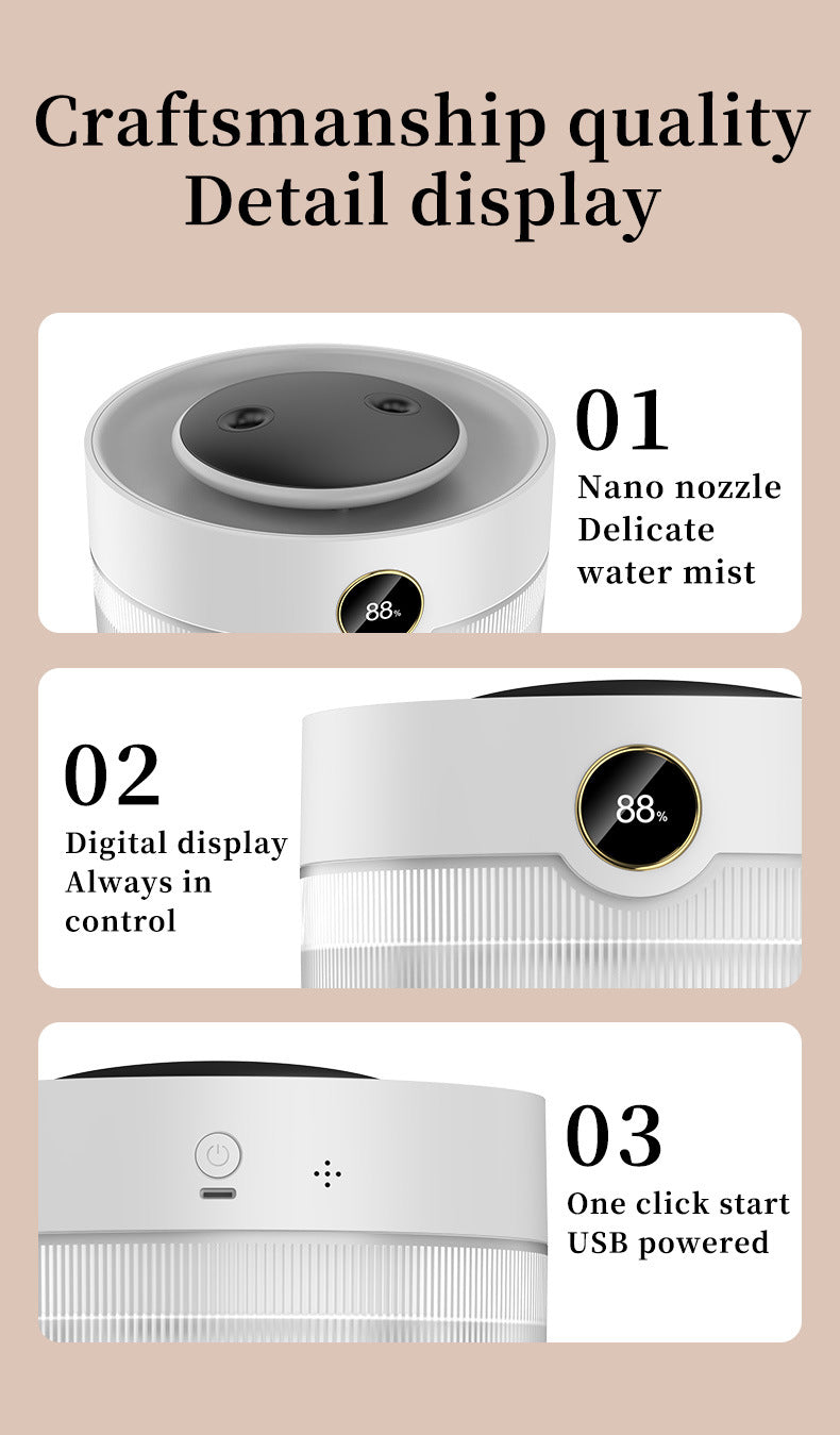 2000ML Large Capacity Humidifier with LED Display