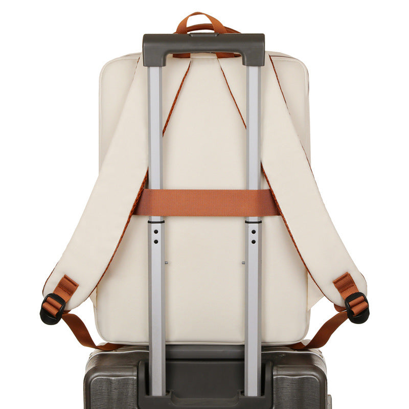 Pink Waterproof Business Backpack