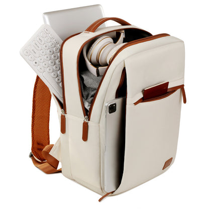 Gray Waterproof Business Backpack