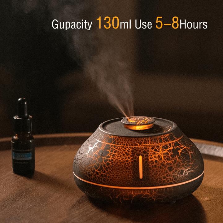 Best Flame Mountain Aroma Diffuser Black | Buy Online at Furniture Things Australia