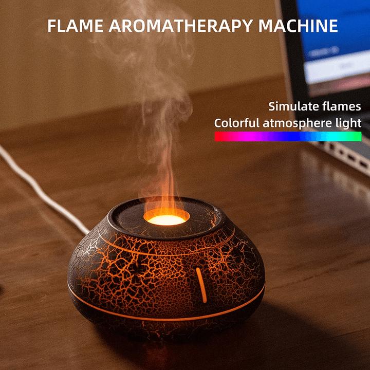 Best Flame Mountain Aroma Diffuser White | Buy Online at Furniture Things Australia