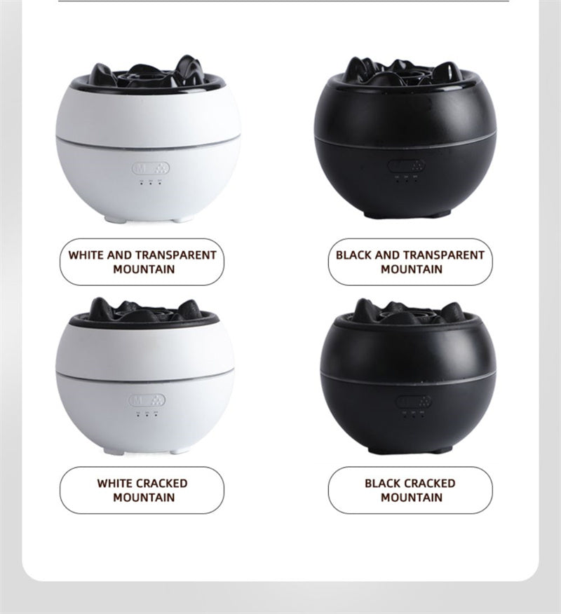 Volcanic Flame Aroma Diffuser (White Crack Style)