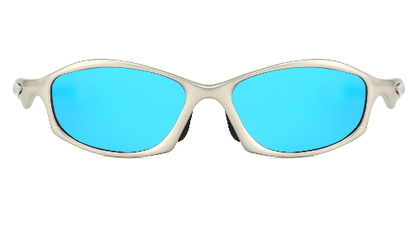 Silver Lens Stylish Sports Sunglasses with UV Protection, for Outdoor Activities
