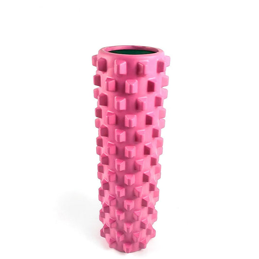 Rose Red Solid Yoga Foam Roller 45cm