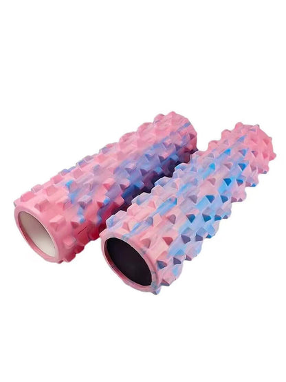 Black Solid Yoga Foam Roller 45cm