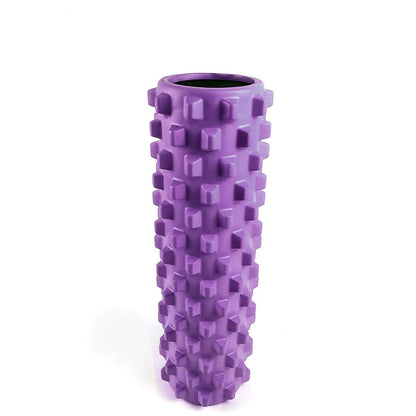 Purple Solid Yoga Foam Roller 45cm