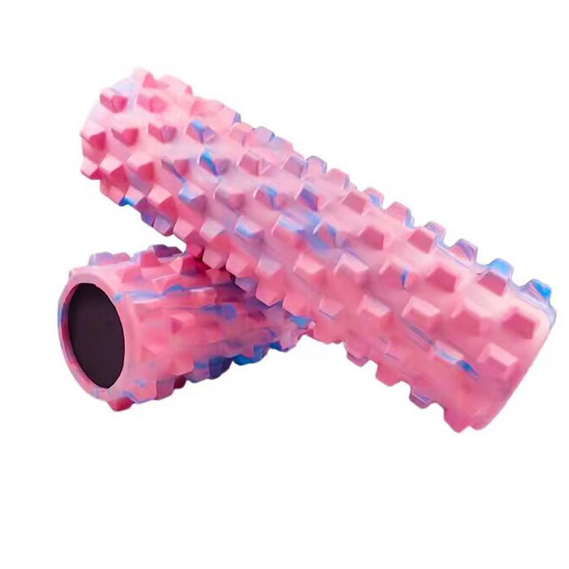 Pink Solid Yoga Foam Roller 45cm
