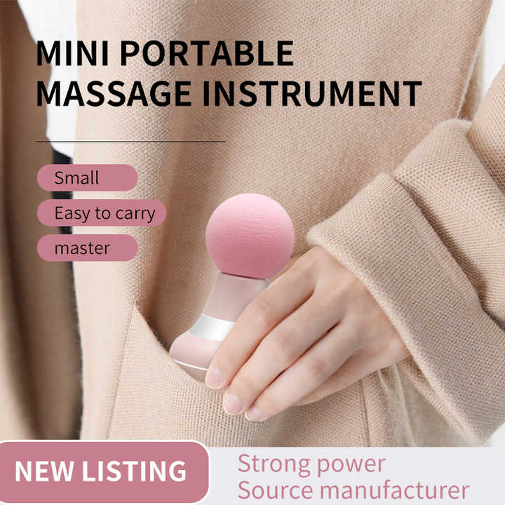 2 Pcs Grey And Green Mini Massage Gun for Home Use