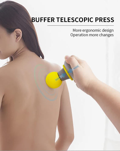 2 Pcs Grey And Green Mini Massage Gun for Home Use