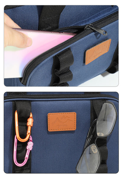 Green 23L Extra Large Insulated Cooler Bag with Double Layers - Perfect for Camping, Picnics, and Outdoor Adventures