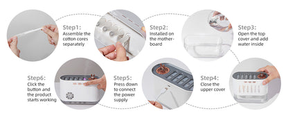 White Dynamic Color Changing Humidifier