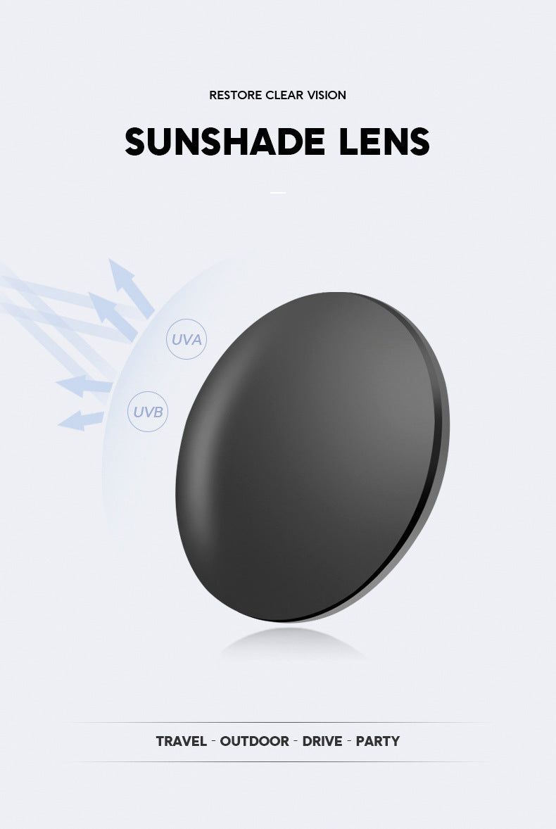 Silver + Black 2-PCS Retro Oval Sunglasses with UV Protection for Men & Women