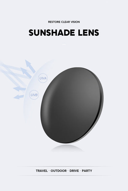 Gold + Tea 2-PCS Retro Oval Sunglasses with UV Protection for Men & Women