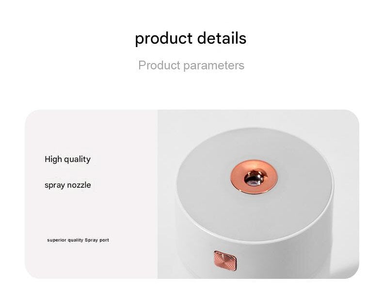 Gray 300ml USB Air Humidifier