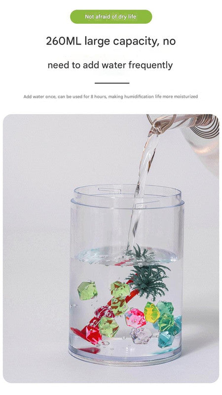 Pink Mini USB Micro Landscape Humidifier