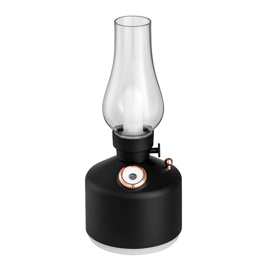 Black Retro Kerosene Lamp Humidifier