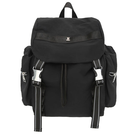 Black Lightweight Nylon Backpack