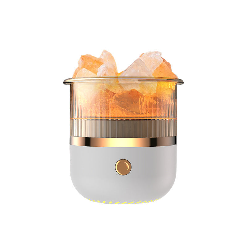 Crystal Humidifier with LED Light(white)