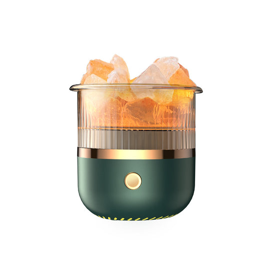 Crystal Humidifier with LED Light(green)