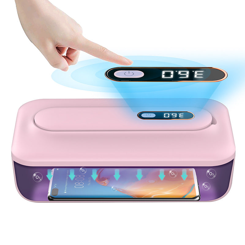 Pink 2-in-1 UV Sterilizer Box & Detachable Wand