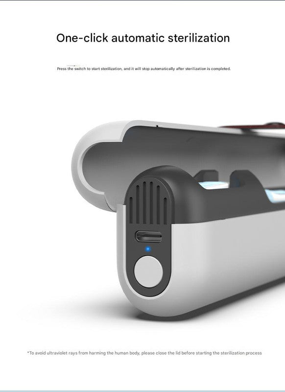 Travel UVC Toothbrush Sanitizer Box