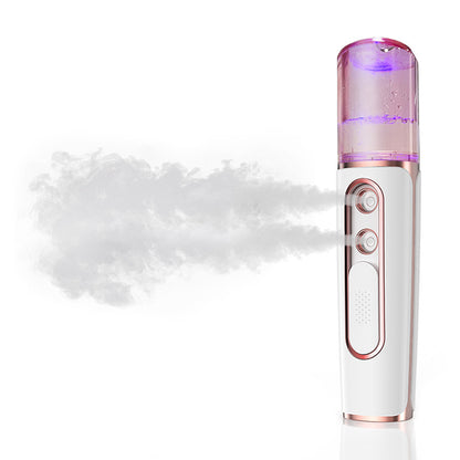 White Dual Nozzle Nano Facial Mister
