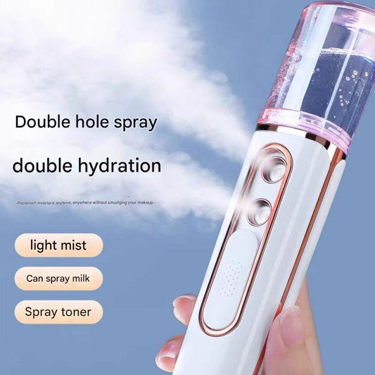 Pink Dual Nozzle Nano Facial Mister