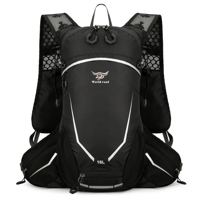 Black Lightweight 16L Outdoor Cycling & Hiking Backpack