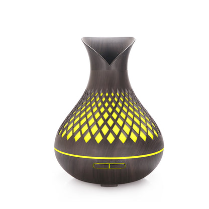 Dark Woodgrain 500ml Wood-Grain Essential Oil Aroma Diffuser