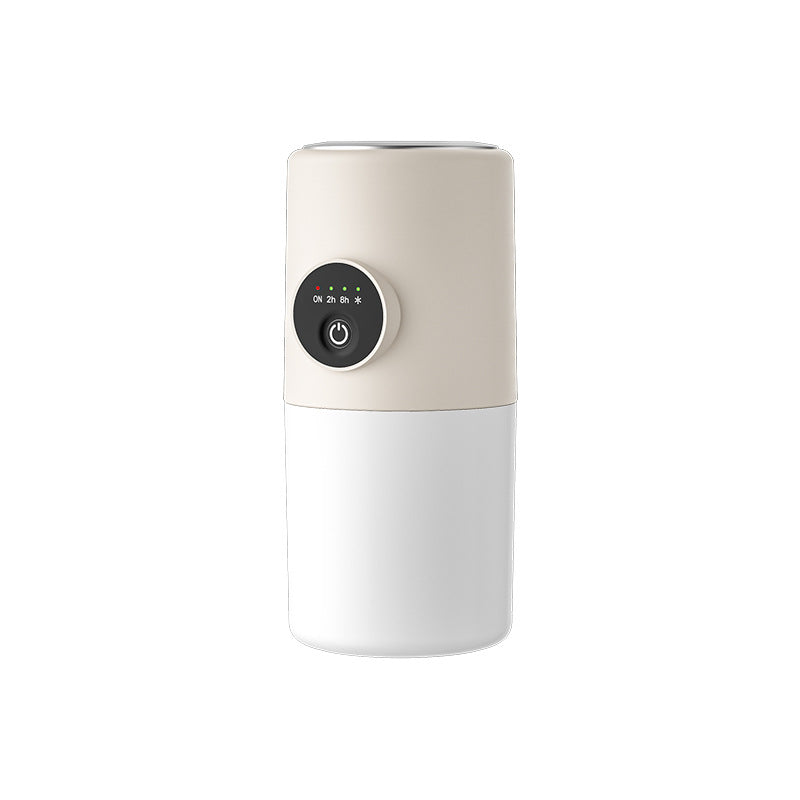 Beige Desktop Dual-Spray Humidifier with Air Purification