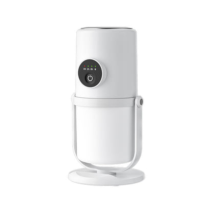 White + Base Portable Desktop Dual-Spray Humidifier with Air Purification