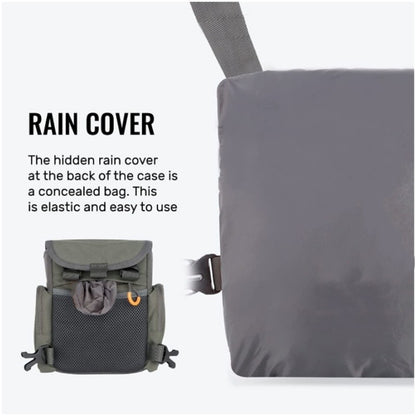Military green Hot-selling outdoor binoculars backpack - adjustable camouflage chest bag for hunting